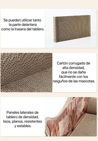 Rascador Tipo Sofa Para Gatos, Rascadores Estilo Europeo
