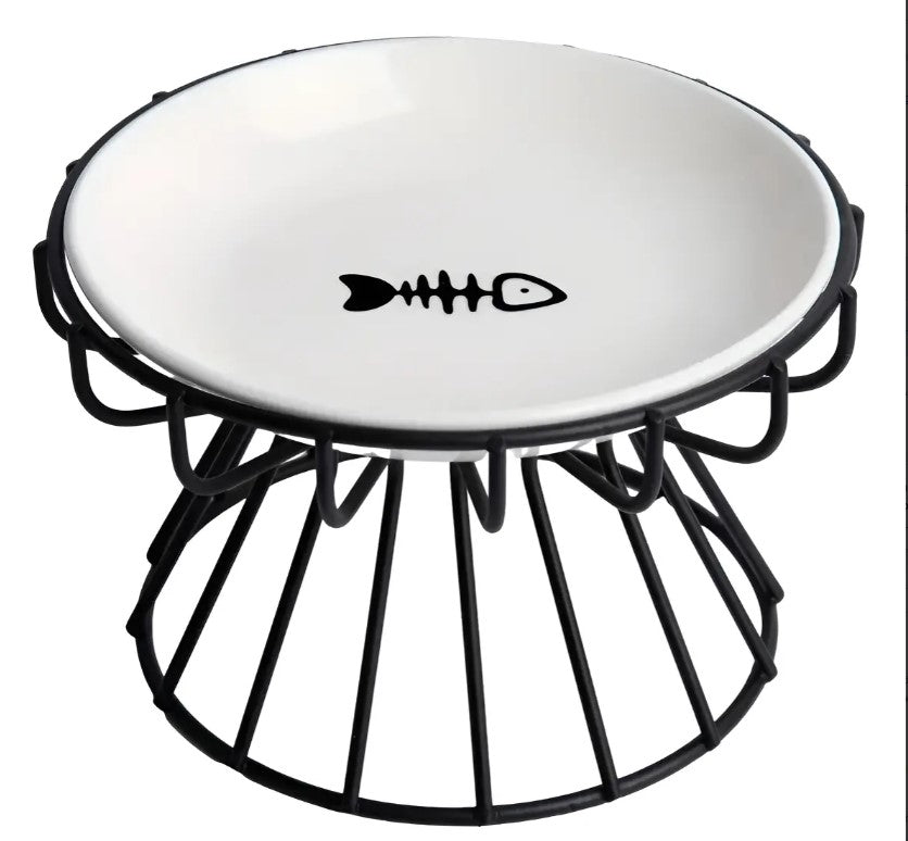 Plato Elevado Ceramica Estilo Europeo Para Perros Y Gatos