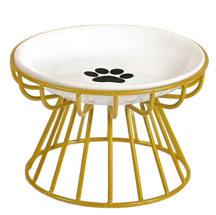Plato Elevado Ceramica Estilo Europeo Para Perros Y Gatos