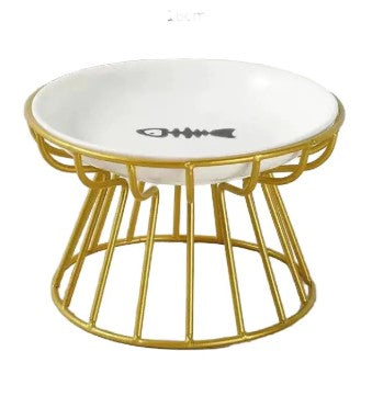 Plato Elevado Ceramica Estilo Europeo Para Perros Y Gatos