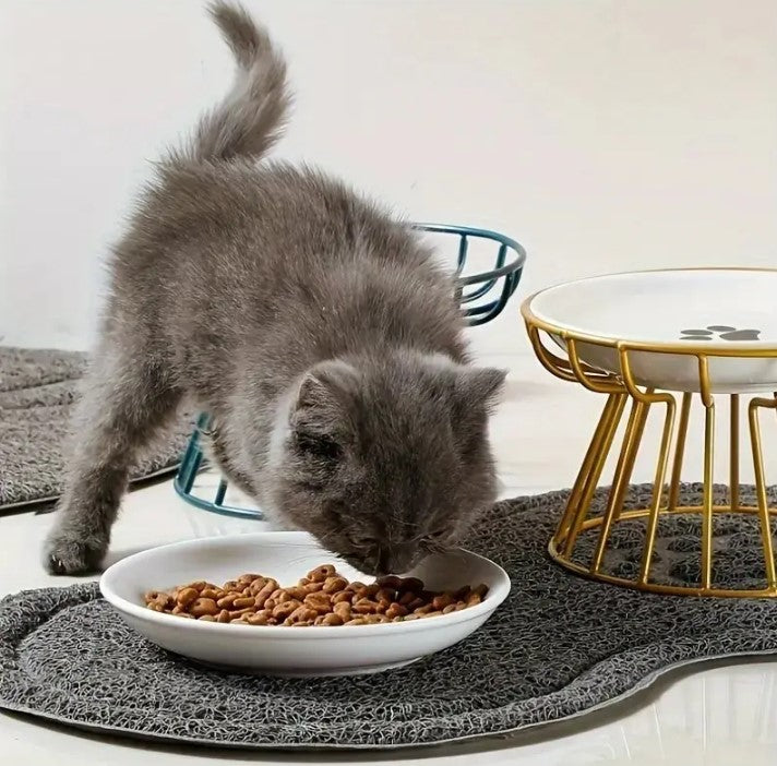 Plato Elevado Ceramica Estilo Europeo Para Perros Y Gatos