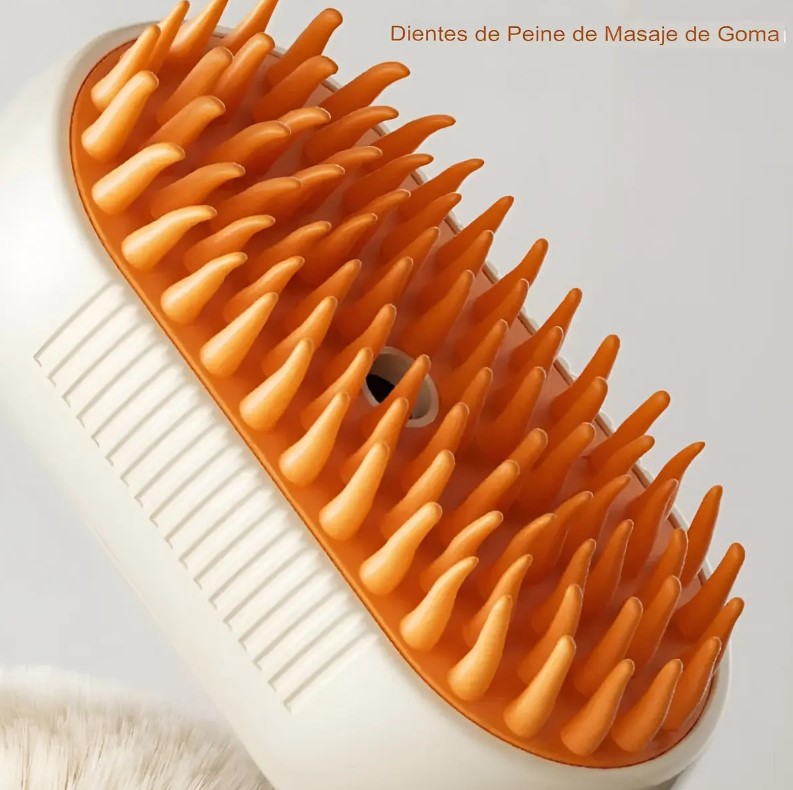 Cepillo de Vapor 3 en 1 para Perros y Gatos