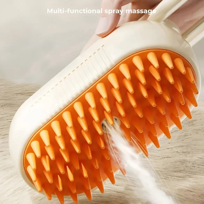 Cepillo de Vapor 3 en 1 para Perros y Gatos