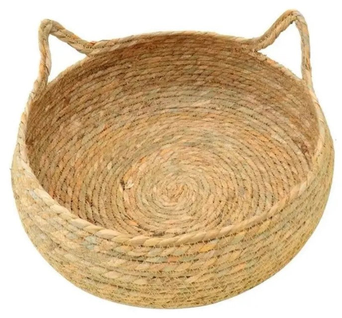 🐾 Cama Para Perro y Gato Suave Diseño Ratán Natural