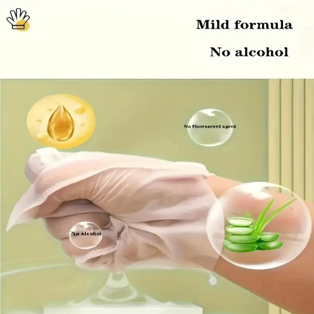🐾 Guantes Desechables de Limpieza con Aloe Vera 6 pcs Para Mascotas