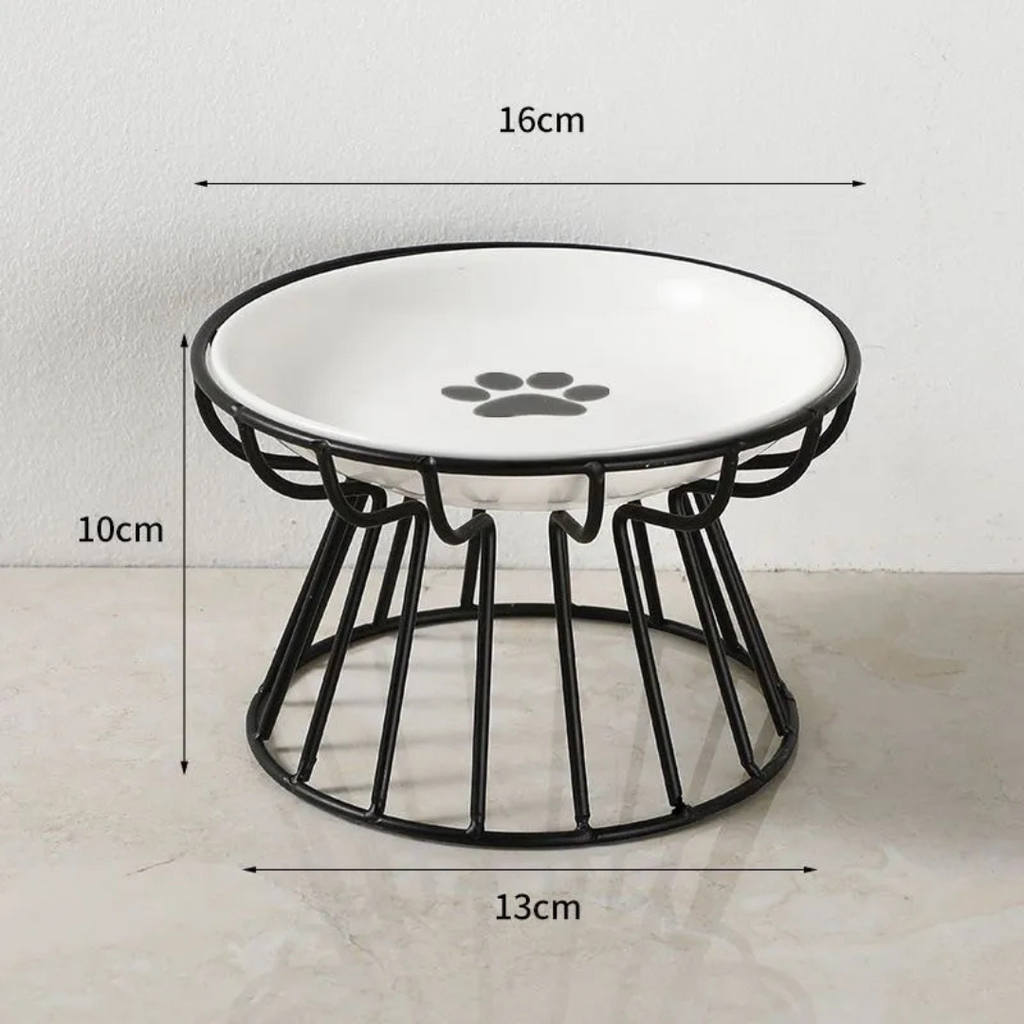 Plato Elevado Ceramica Estilo Europeo Para Perros Y Gatos