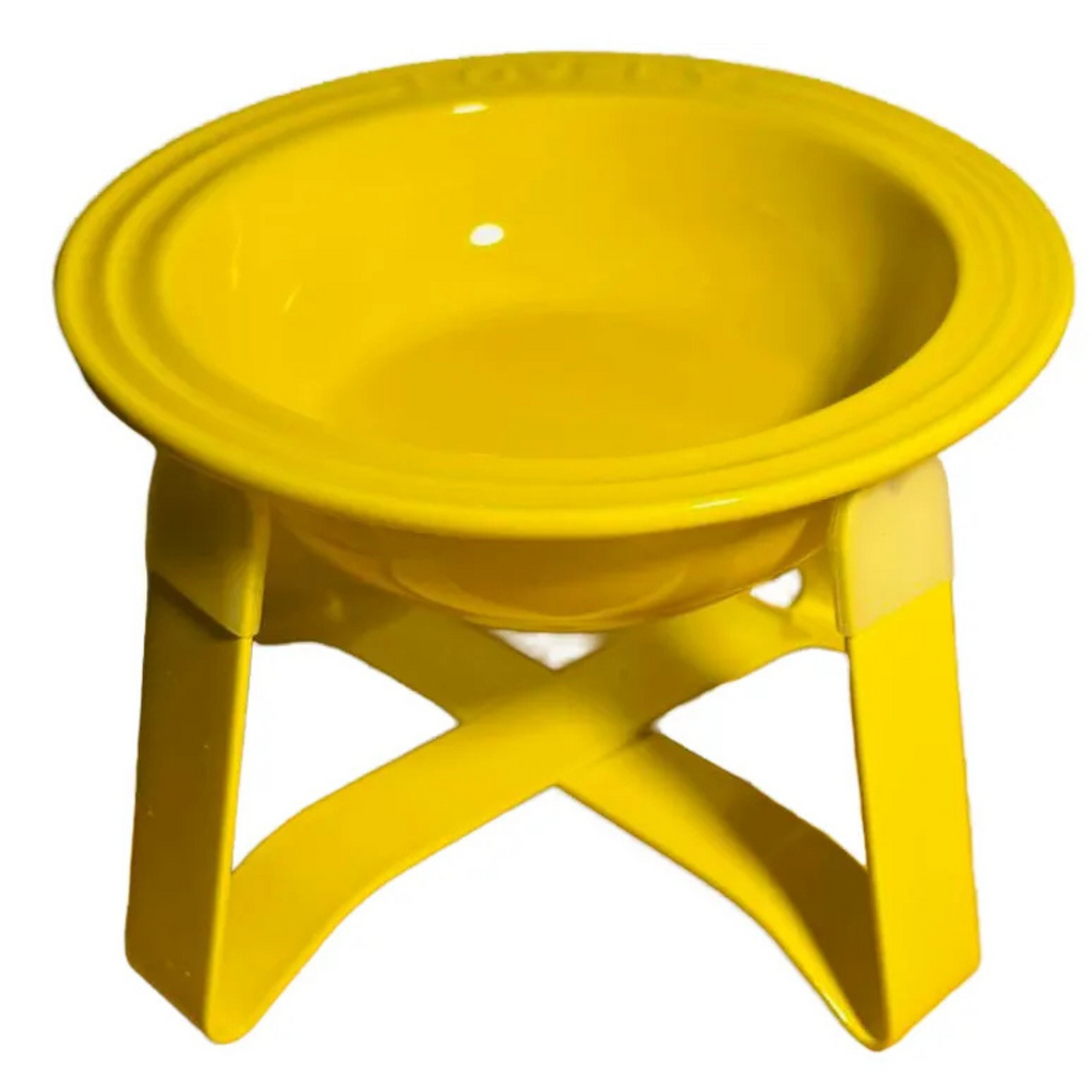 🐾 Plato Cerámica S Elevada Para Mascota Gato Perro Pequeño